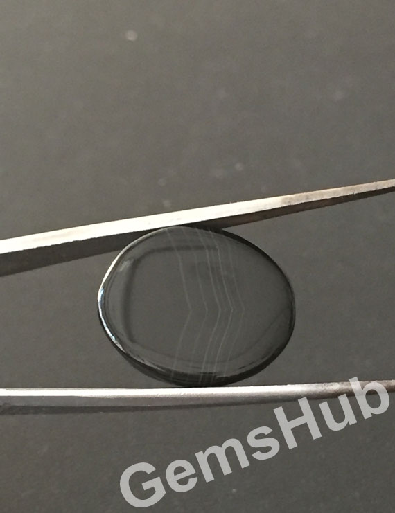 Natural Certified Sulemani Black Hakik Stone, 17.3